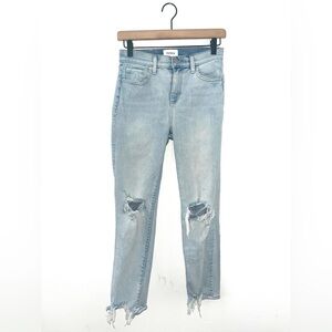 PISTOLA Midrise Light Blue Distressed Jeans Size 25